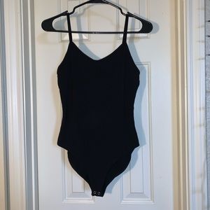 Black Body Suit with Snaps